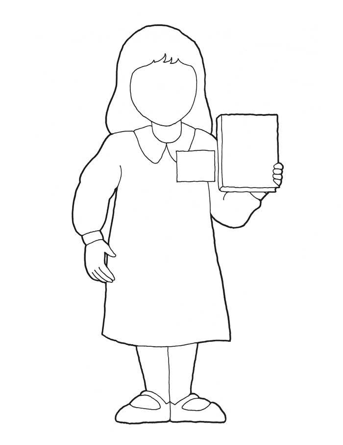 Sister Missionary Colouring Pages