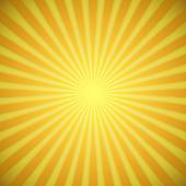 Sunburst Bright Yellow And Orange Vector Background With Shadow    
