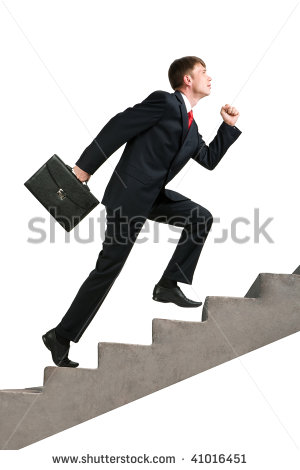 Walking Up Stairs Clipart Briefcase Walking Upstairs