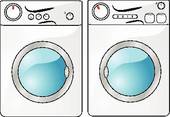 Washer And Dryer   Stock Illustration