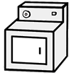 Washer   Dryer   Laundry Clipart