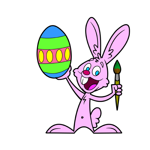Cute Easter Bunny Clipart  Easter Bunnies And Colored