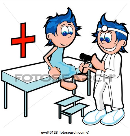 Doctor Examining A Patient  Fotosearch   Search Eps Clip Art