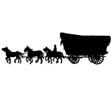 Horse And Covered Wagon Clipart Hor811 Jpg