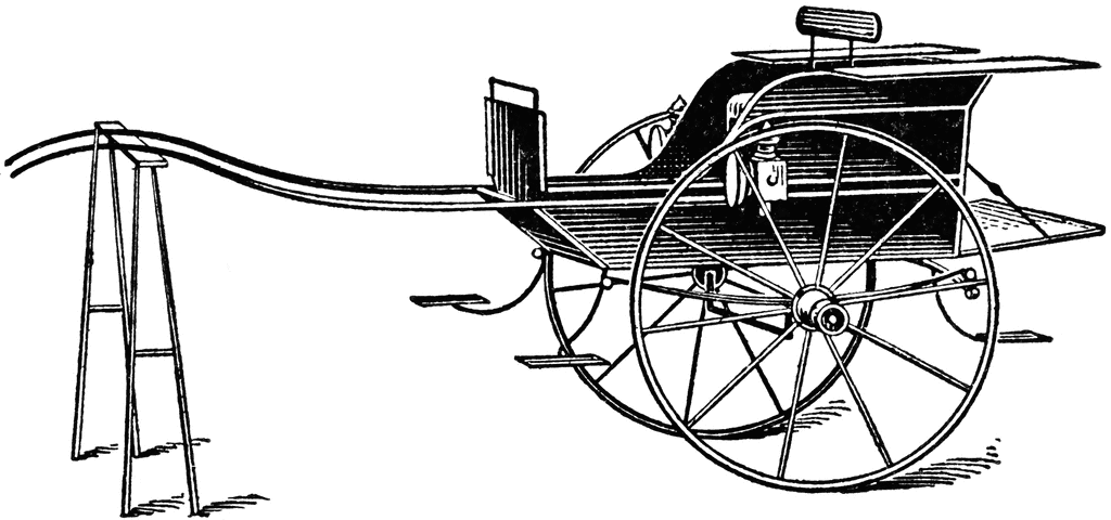 Horse Wagon Clipart