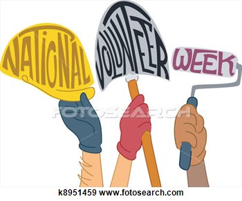 Illustration   National Volunteer Week  Fotosearch   Search Clipart