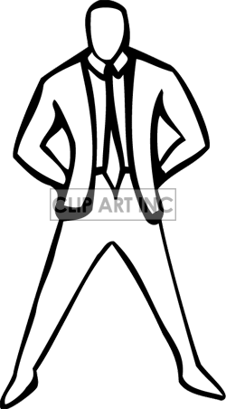 Man In Suit Standing Clip Art   Clipart Panda   Free Clipart Images