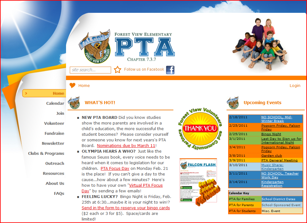 Pta Website Ready For Surfing
