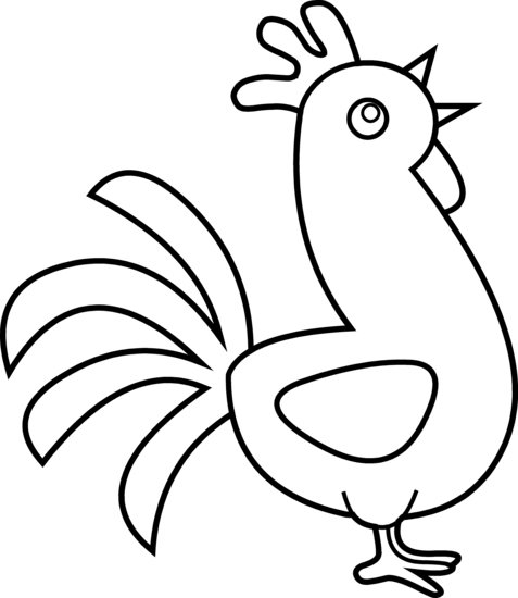 Rooster Clipart Black And White   Clipart Panda   Free Clipart Images
