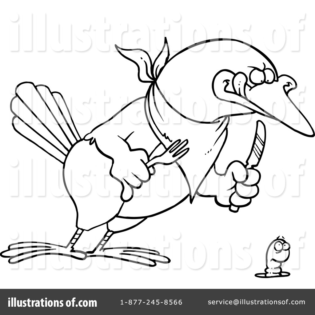 Royalty Free  Rf  Bird Clipart Illustration By Ron Leishman   Stock