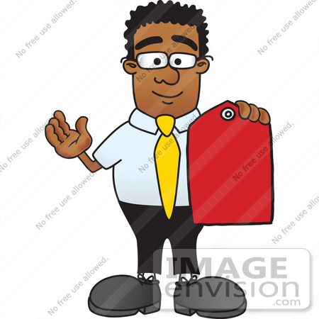 Supervisor Clipart 28452 Clip Art Graphic Of A Geeky African American    