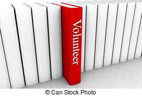 Volunteer Book   Volunteer Red Book Standing Out From A Row