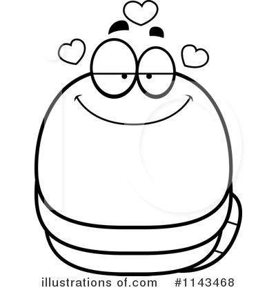 Worm Clipart  1143468 By Cory Thoman   Royalty Free  Rf  Stock
