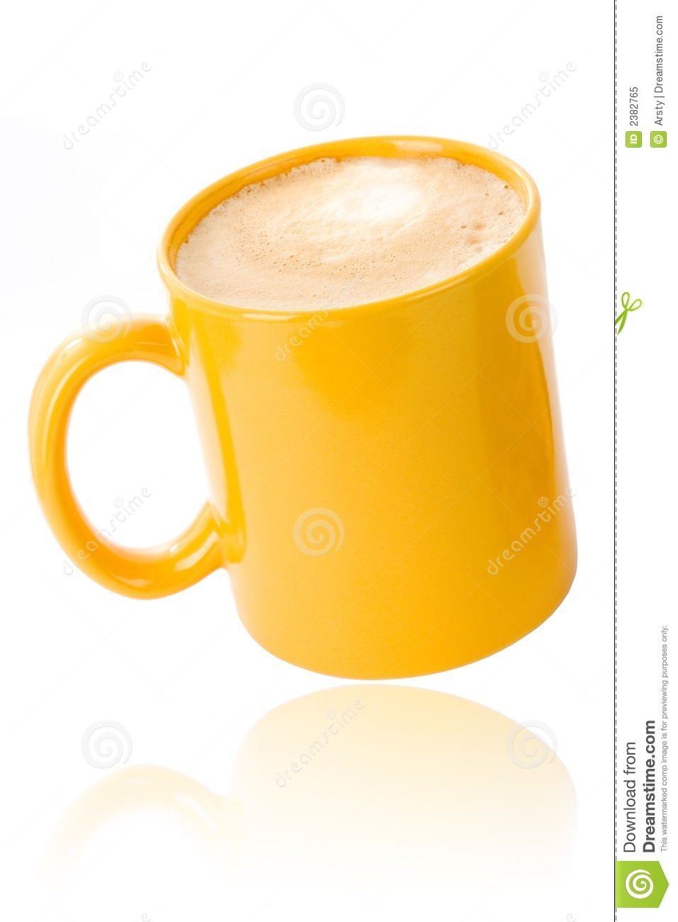 Yellow Coffee Cup Royalty Free Stock Photo   Image  2382765