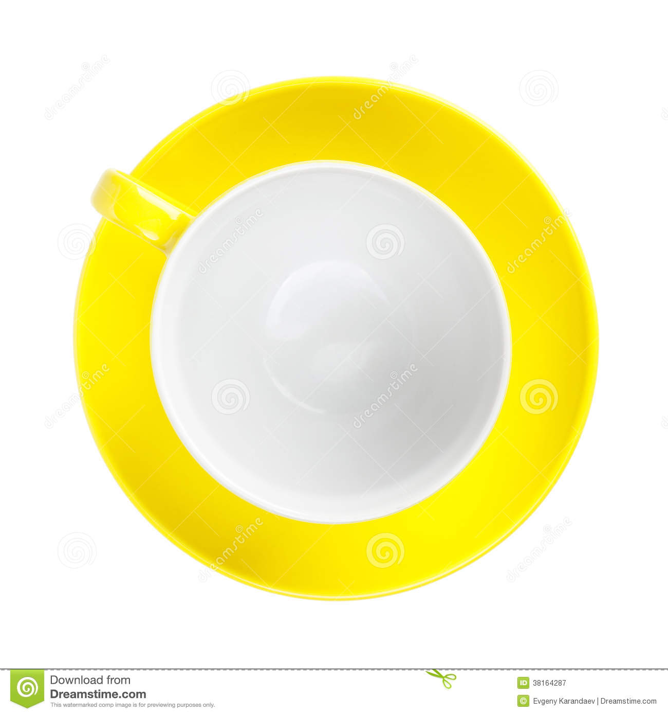 Yellow Coffee Cup Royalty Free Stock Photography   Image  38164287