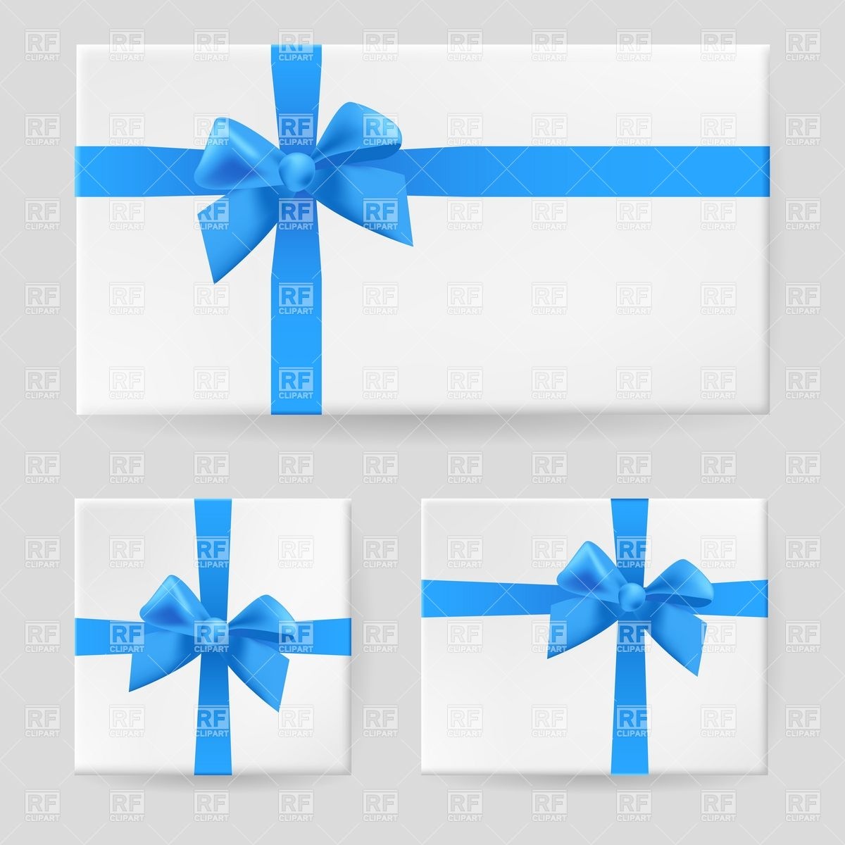     Blue Ribbon And Bow 7638 Download Royalty Free Vector Clipart  Eps
