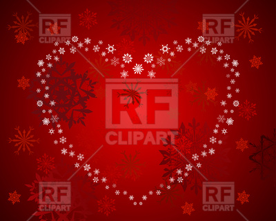 Christmas Card Design With Heart 87484 Download Royalty Free Vector