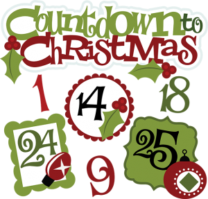Countdown To Christmas Svg Christmas Clipart Cute Christmas Clip Art    
