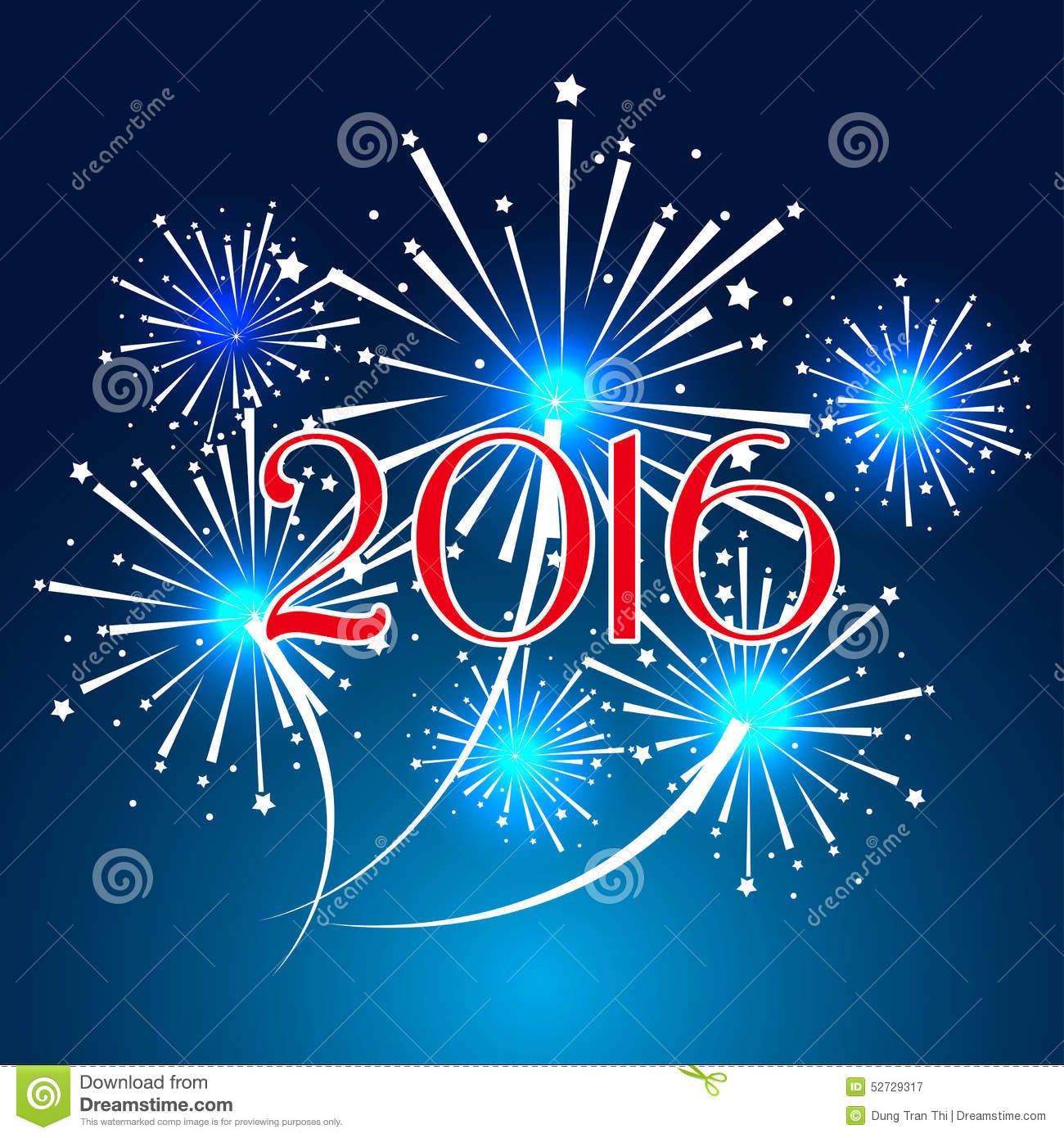 Happy New Year Fireworks Clipart Pictures 2016 Photo
