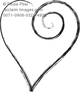 Human Heart Clipart Black And White   Clipart Panda   Free Clipart    