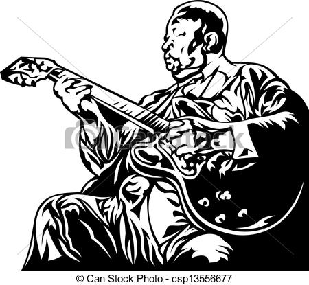 Jazz Man Isolated On The White Background Csp13556677   Search Clipart