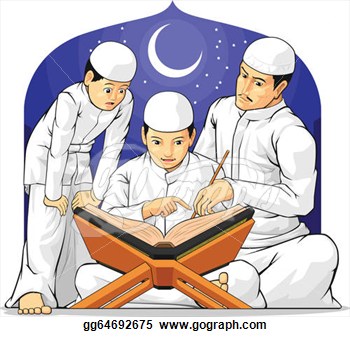 Learn To Read Al Quran With Th  Clipart Drawing Gg64692675   Gograph