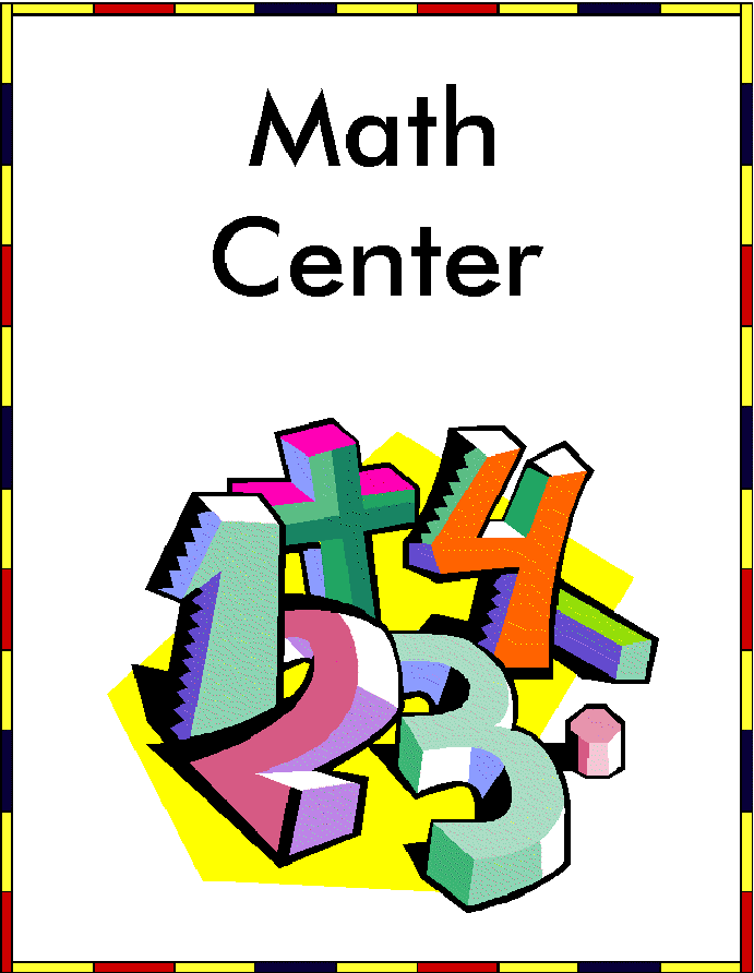 Math Center Clipart Math Center Signs Clipart   Free Clipart