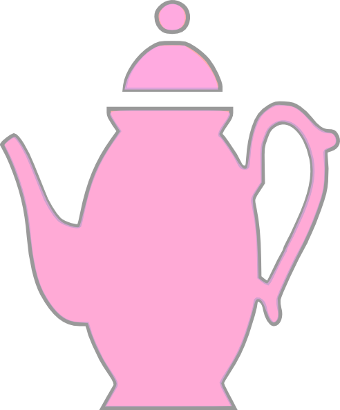 Pink Teapot Clip Art At Clker Com   Vector Clip Art Online Royalty    