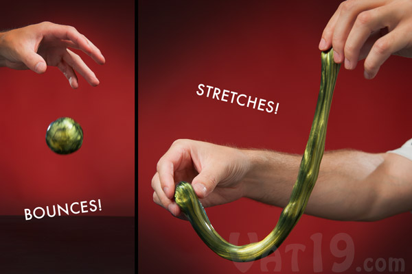 Silly Putty Bouncing Stretchy
