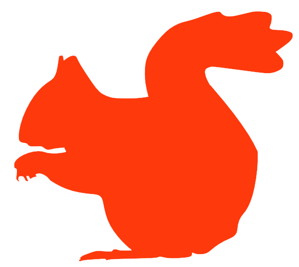 Squirrel Silhouette Clip Art At Clker Com   Vector Clip Art Online