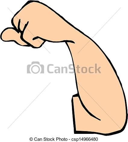 Strong Arm Clipart Man S Arm  Vector Illustration