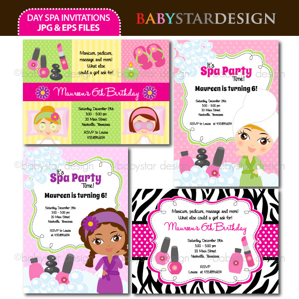 Day Spa Spa Themed Clipart Spa Girls Spa Day Spa Spa Party  Day    