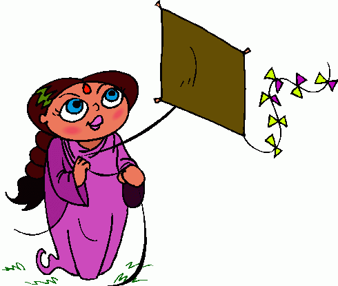 Girl Flying Kite Clipart   Clipart Panda   Free Clipart Images