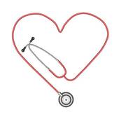 Heart Stethoscope   Royalty Free Clip Art