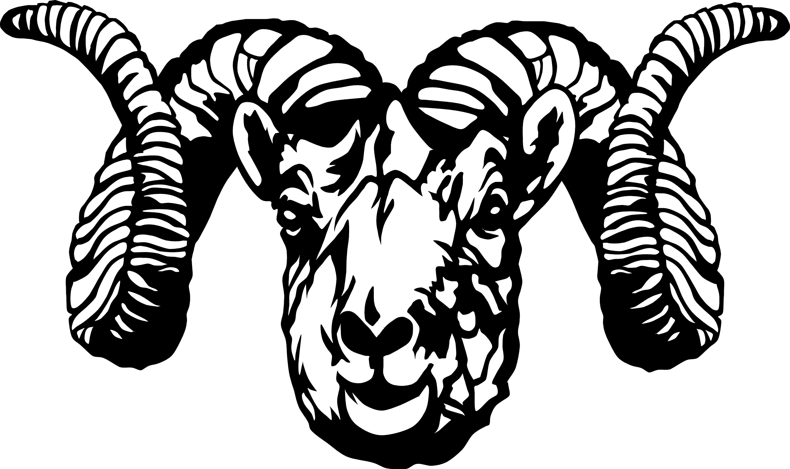 Ram Clip Art Dall Sheep Ram Stylized Black White Line Art Coloring
