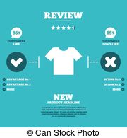 Shirt Sign Icon Clothes Symbol   Review With Five Stars
