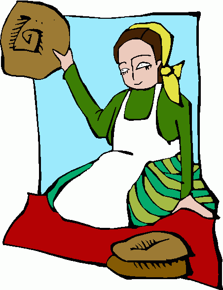 Woman Selling Bread Clipart   Woman Selling Bread Clip Art