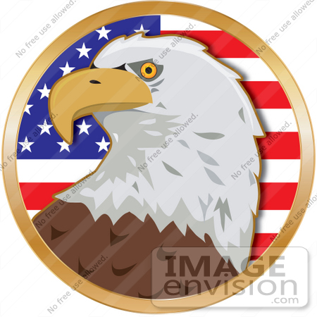 American Flag Eagle Clip Art