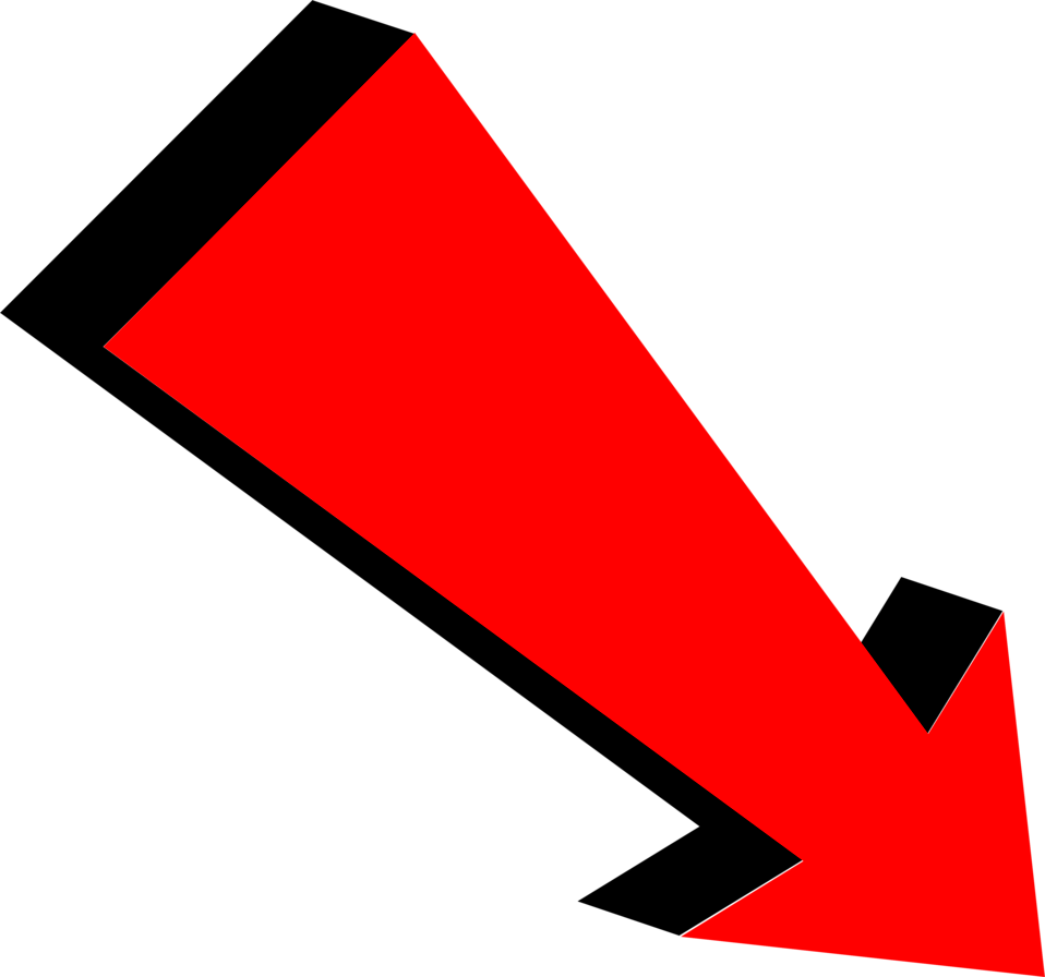 Arrow Red   Free Stock Photo   Illustration Of A 3d Diagonal Red Arrow