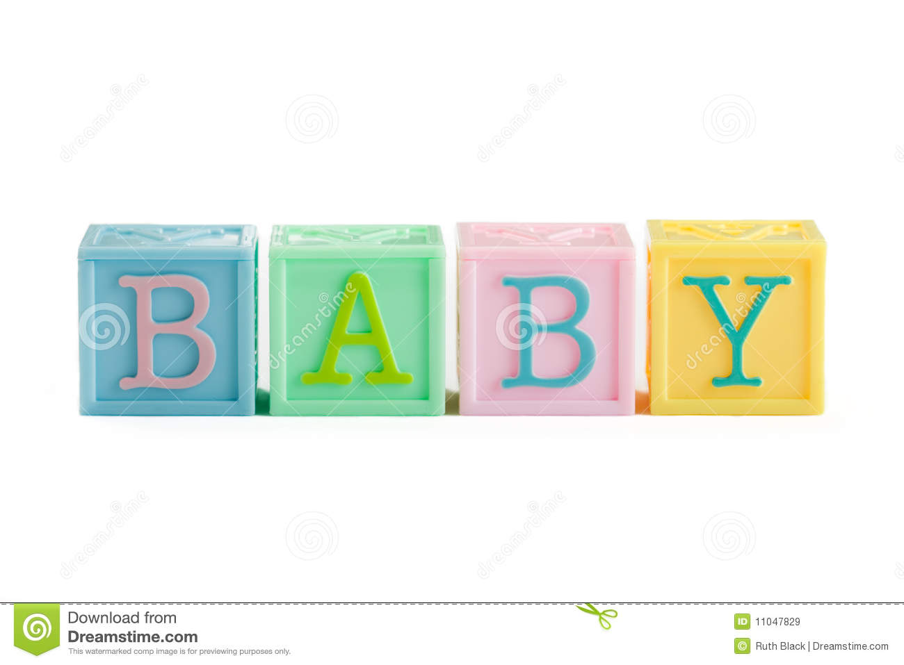 Baby Building Blocks Royalty Free Stock Images   Image  11047829