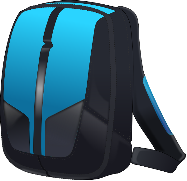 Backpack Clip Art At Clker Com   Vector Clip Art Online Royalty Free    