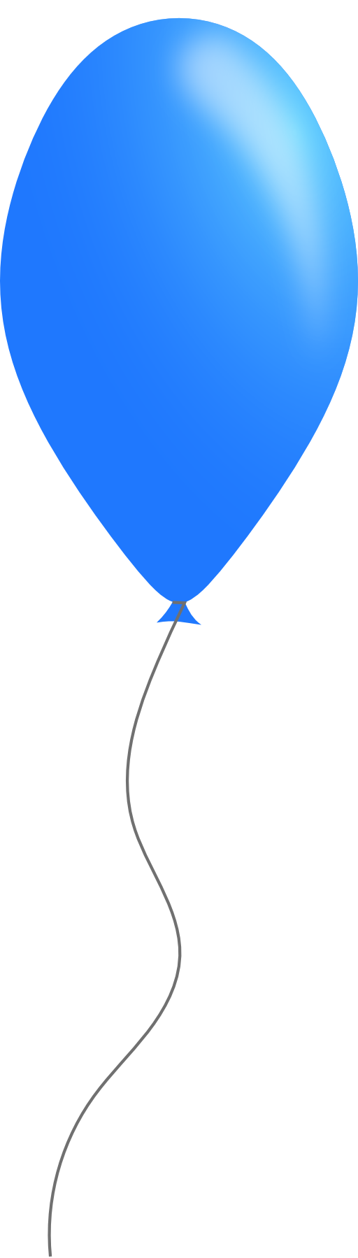 Blue Balloon Clipart Clipart Blue Balloon 512x512