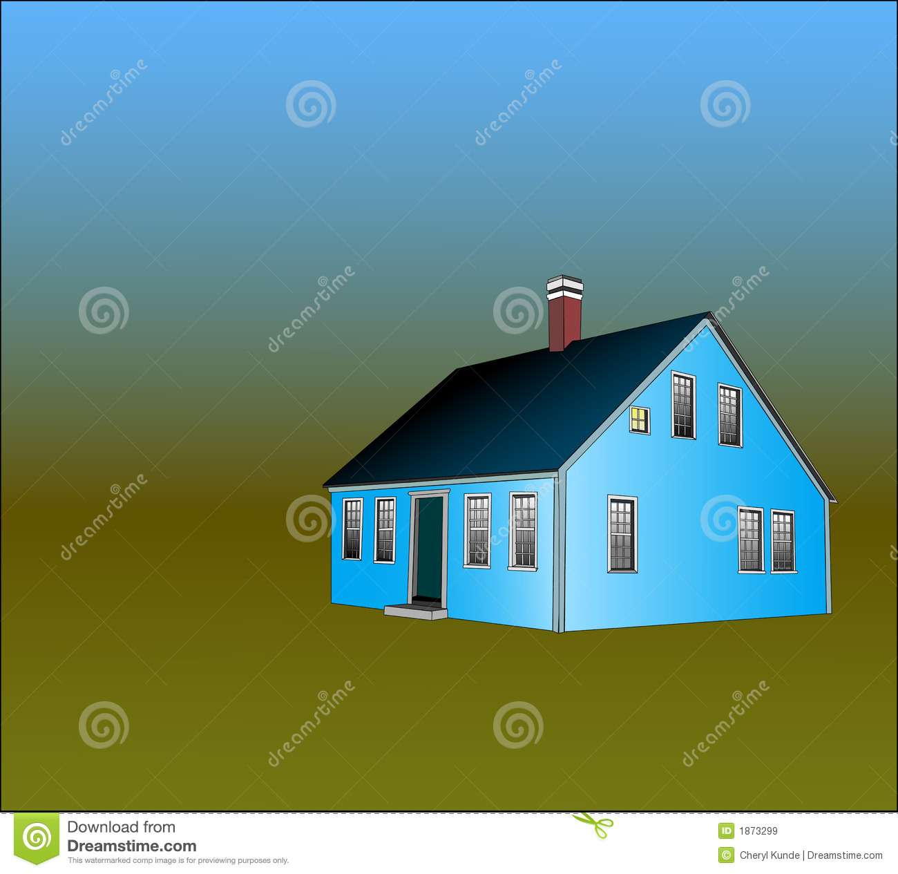 Cape Cod Style House Royalty Free Stock Images   Image  1873299