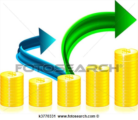 Clipart   Financial Success Concept  Fotosearch   Search Clip Art