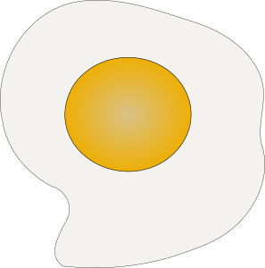 Clipart   Sunnyside Up Egg