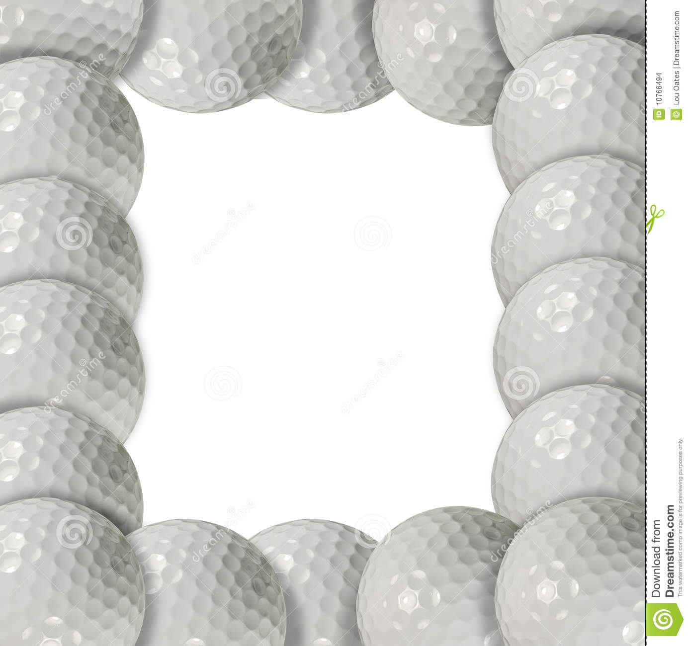 Golf Ball Frame With 5x7 Cutout Work Path  Use Vertically Or    