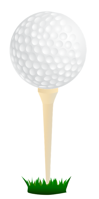Golf Ball On Tee Clip Art Golf Ball On Tee Png