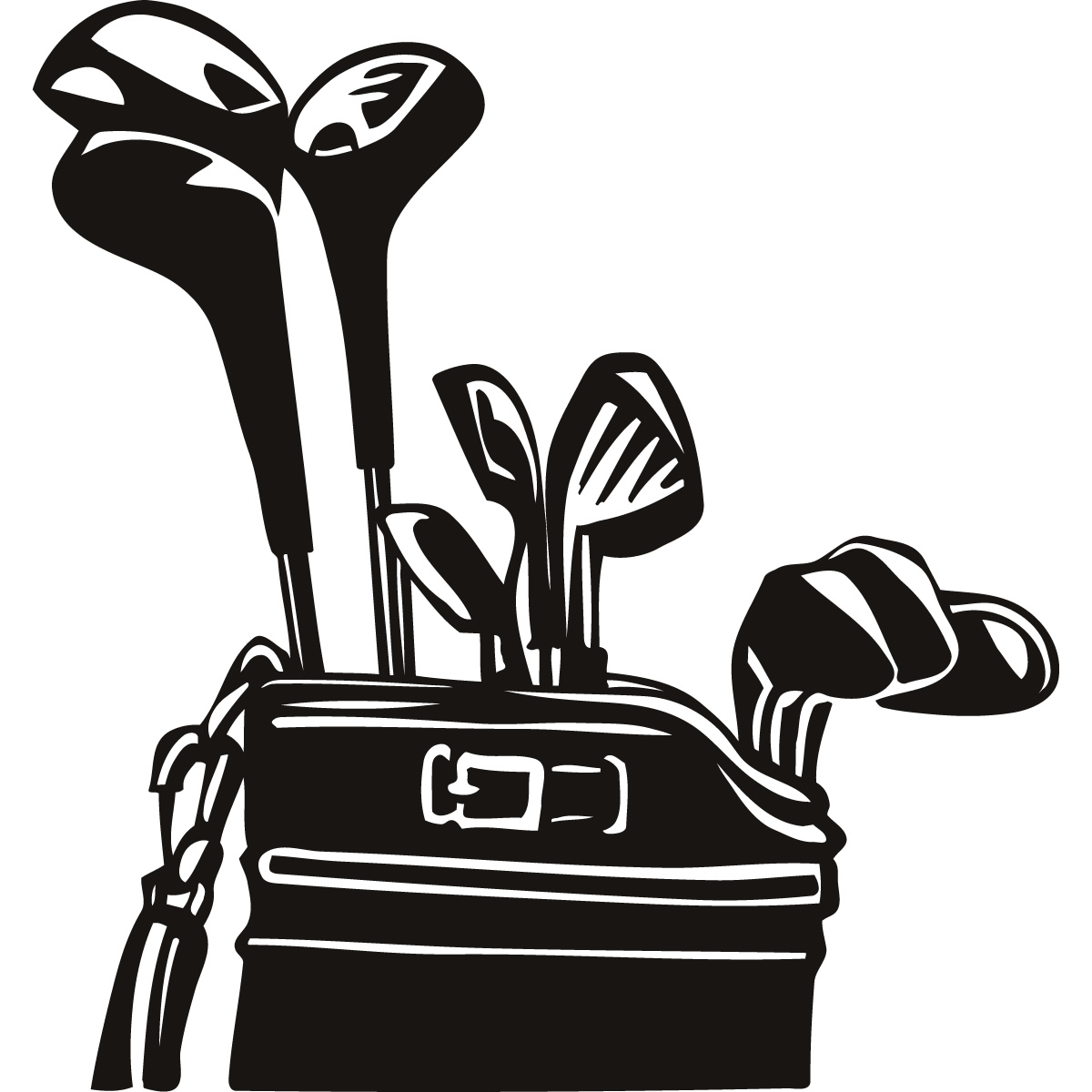 Golf Club Bag Clip Art   Clipart Panda   Free Clipart Images