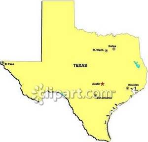 Map Houston Fort Worth