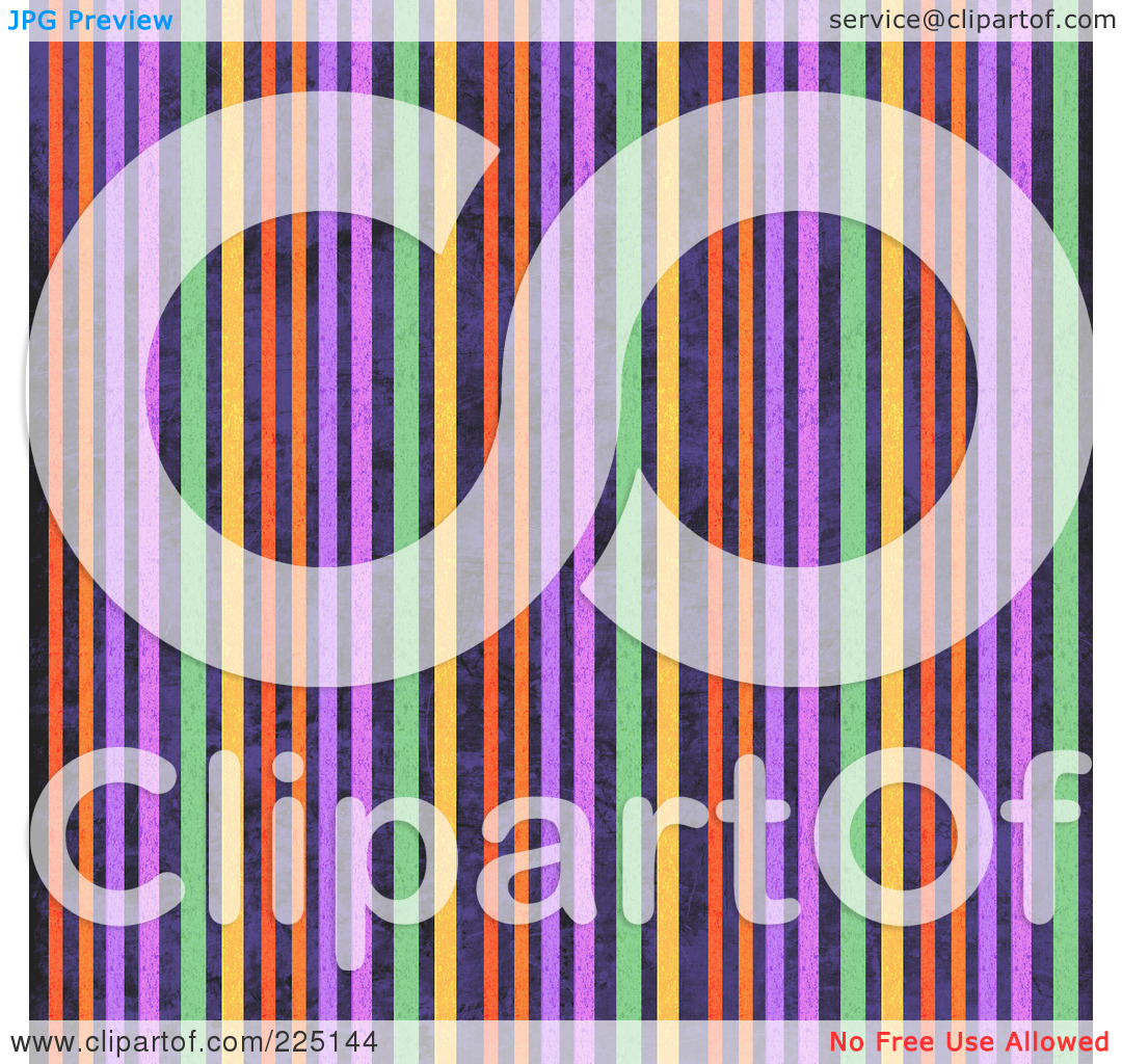 Royalty Free  Rf  Clipart Illustration Of A Colorful Vertical Stripe